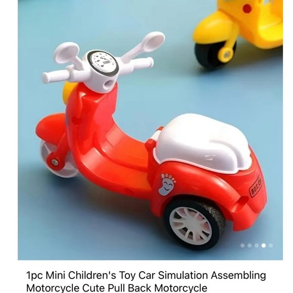 Toy Scooter in Pink - Picture 5 of 14